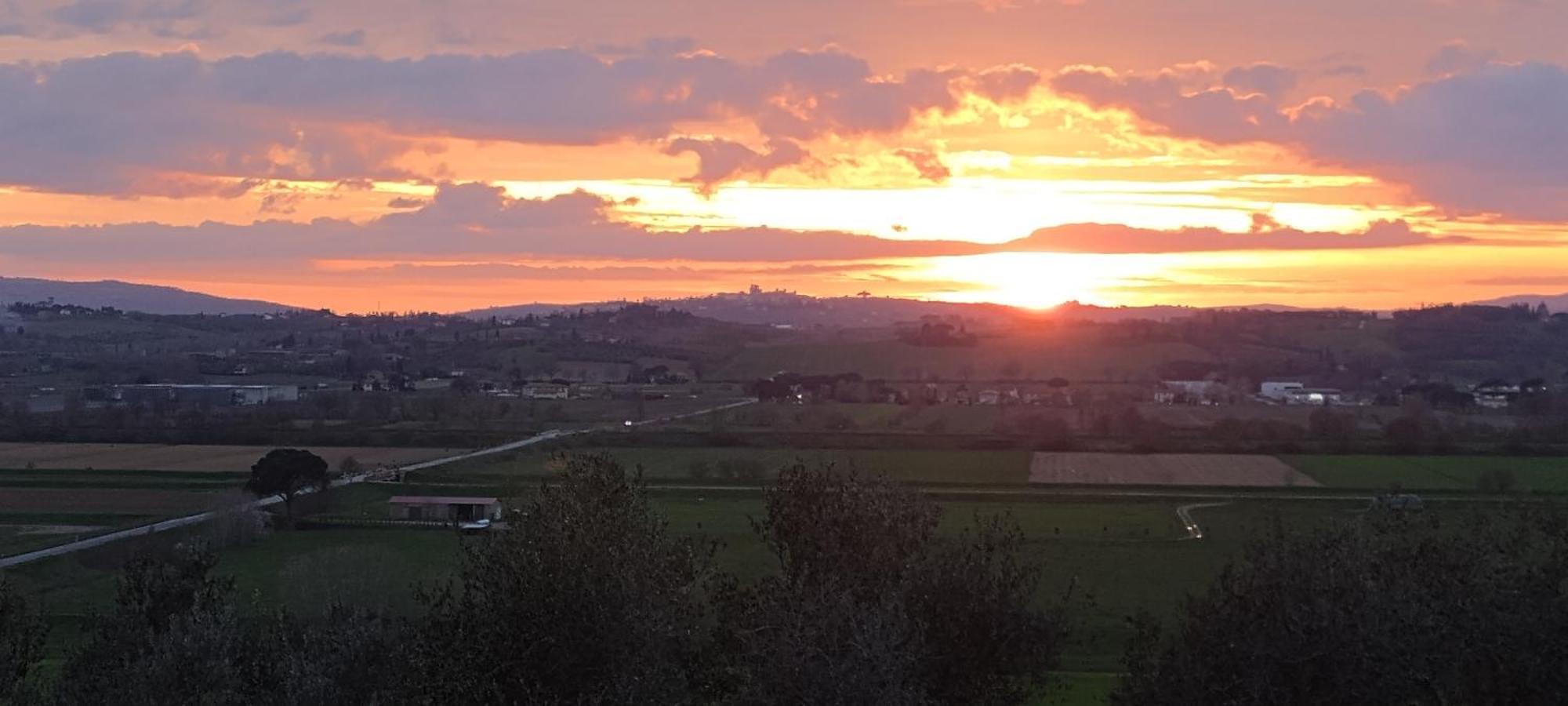 Podere Il Belvedere Su Cortona Castiglion Fiorentino Exterior foto